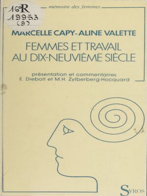 cover image of Femmes et travail au XIXe siècle